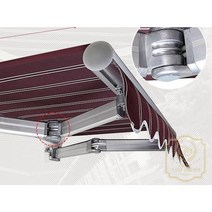 전원주택 고정어닝 천막 케노피천막 테라스가림막, 가후형 폭 4m*신장 3.0m