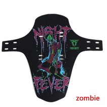 MTB 로드 바이크 사이클링 자전거 바이크 펜더 프론트 머드 가드 산악 악세서리, zombie