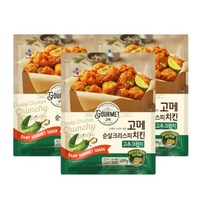 [CJ제일제당] 고메 순살크리스피 치킨 고추크런치 450gX3, 3개, 450g