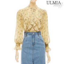 율미아스탭 율미아스탭 플라워프릴블라우스_S2S1BL5011