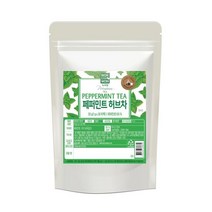 [녹차원] 페퍼민트허브차 30입(삼각피라미드티백 알뜰팩), 단품