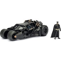 DC Comics 2008 배트맨 그림 1 24 스케일 금속 주조 수집 차량을 갖춘 다크 나이트 배트 모빌, 상세페이지 참조