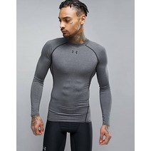 언더아머 UA 히트기어 아머 컴프레션 티셔츠 1257471-090 / 테크핏 긴팔 티셔츠