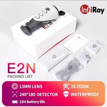 Infiray-열 화상 카메라 야간 투시경 사냥용 단안 열 스코프 e2f/e3max/e6 +, e3n