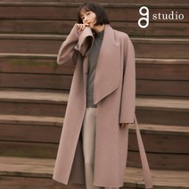 2[론칭가199 000원]지스튜디오 캐시미어울혼방 롱코트+머플러