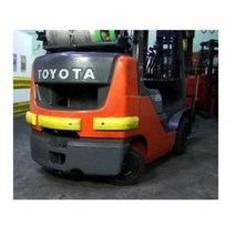 PVC Plastic Safe Bump Forklift Protector with Two 100lbs Magnets and VHB 18