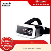 VR게임기 VR게임 VR안경 vr 3d 헤드셋 iphoneandroidpc 4.7-6.73939에 대한 실제 3d 가상 현실 핸드폰 게임 영화 음악 다운로드 앱 연결, 2pcs vr 핸들, 1개