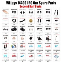 RC서보 아두이노서보모터 wltoys 144001 rc 자동차 예비 부품 1271-1309 축쉘샤프트모터기어서보나사베이스 c충격 흡수 장치암차동, 1286년