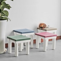 심플하고 아담한 디자인 스툴의자 2size 4color/빈티지스툴/엔틱스툴/간의의자/스툴의자/미니화분대/낮은의자/어린이의자/유치원의자/1인용스툴/보조의자, 이지룸스툴 소_블루
