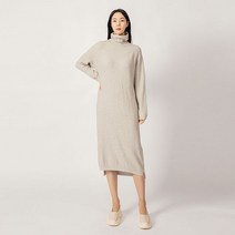 요이츠 터틀넥 슬리브 롱 모달 원피스 YF12WRO01