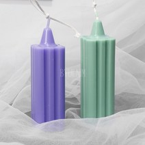 사각 라인 크레용 PC몰드 오브제 캔들 양초 만들기 DIY 재료