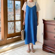 바보사랑 여자 비치룩 파랑색원피스 방콕 롱원피스.옷자락(무료배송)