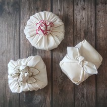 광목보자기묶음 답례품 예단 선물 고급 보자기, 진그레이