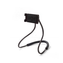 넥거치대 목에거는 스마트폰 누워서핸드폰 누워서보는, 블랙, 1