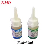 견고한 398 초음파 청소기 진동기 접착제 변환기 고온 저항, 02 60ml-AB398
