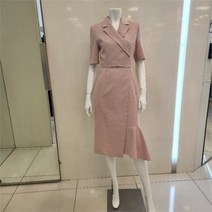 린 NC13 카라넥 벨티드 원피스 LGOPMF9500