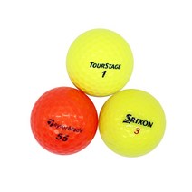 [골그린샵] 로스트볼 프리미엄브랜드 컬러볼 A+급[2.3피스] (테일러.스릭슨.나이키 등) 중고골프공 10알, 단품