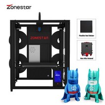 3D프린터 3D프린터출력 핸드 쓰리디 ZONESTAR Z9V5Pro 멀티 컬러 3D 프린터 대형 4.3 "TFT-LCD 자동, 03 Z9V5Pro MK4