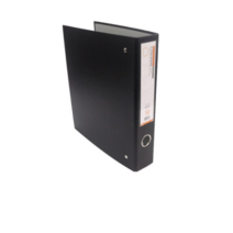 알파 합지 D링 A4 바인더 KD303 3공 5cm, 흑색, 4개