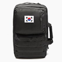 밀리터리룩 태극기패치 사각쉐입 변신백팩 등산장비 등산 편한, 그레이디지털