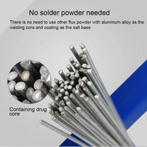 용접봉 저온 용접 막대 코어 솔더 알루미늄 납땜 1.6mm 2mm 와이어 Solder Flux, [06] 20pcs 2mm