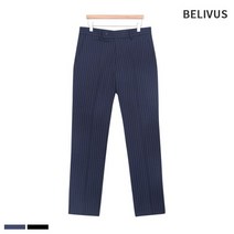 빌리버스 빌리버스 남성 슬랙스 BAXP008 남자 스트라이프 팬츠 정장 긴바지