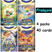 2023 포켓몬 ORIGINE PERDUE ASTRES RADIEUX 퓨전 스트라이크 부스터 프랑스 버전 40-360 개 카드 어린, 04 FR 4 packs 40 cards