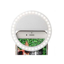 [지노] 휴대폰 LED 셀카조명 셀피조명 셀카 링라이트, 핑크
