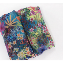 릴리패브릭 DTP/쉬폰요루]하와이안 플라워_2종_7519원단 천, 2. 옐로