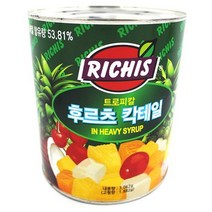 후르츠 동서 리치스 트로피칼 후르츠 칵테일3kg, 4개