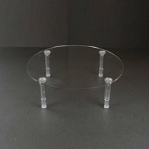 아크릴 선반 진열대 투명 원형 AC-001, 수량