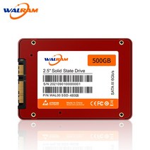 SSD 외장하드 노트북 하드디스크 WALRAM SSD 2.5 SATA2 SATA3 120GB 240G 1 테라바이트 256GB 500GB 512GB 480GB 내장형 솔리드 스테이, [02] 128GBRED