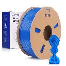 JAYO PETG 3D 프린터 필라멘트 1.75mm PETG 필라멘트 0.65KG 스풀 소모품 치수 정확도 +/-0.02mm FDM 3D 프린터에 맞는 인쇄 소재 PETG