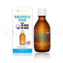 에스키모-3 키즈 오메가-3 오렌지맛, 210ml, 2개
