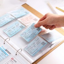 투명 포토카드 포카 바인더 4종 포토 앨범 스크랩 폴라로이드 인생네컷 보관, C타입 2칸