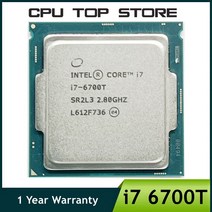 인텔 코어 i7-6700T i7 2.8GHz 쿼드 8 스레드 CPU 프로세서 35W LGA 1151, 한개옵션0