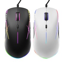 COX CM500 3360 RGB 게이밍 유선 마우스 화이트 (USB), 선택하세요