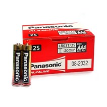 파나소닉 알카라인배터리 LR03T/2S 1.5V AAA 40알 1박스 2개씩비닐포장 건전지 배터리, 파나소닉 배터리 1.5V AAA 40알 2개비닐포장