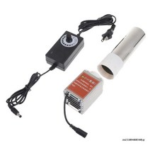 블로워 에어 낙엽 송풍기 12V 2A 원심 터보 송풍기 팬 바베큐 난방 스토브 AC 100-240V + 속도 제어, 한개옵션0