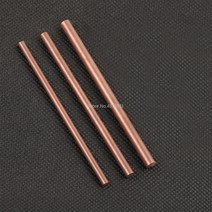 동용접봉 동용접 용접봉 핸드 엔드 구리 막대 2 개 4-6mm 나이프 핸들 부품용 100mm 스틱 diy 완구 액세서, [03] 6mm