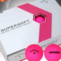 [캘러웨이] Callaway 슈퍼소프트 골프공[핑크][1더즌 12알](직수입), (23)슈퍼소프트 골프공(핑크), (23)슈퍼소프트 골프공(핑크), 1개, 12개입