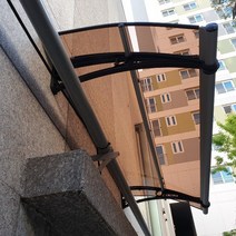 캐노픽스 650 X 3300 야외창고 호레움 조립식 창고 창고 스마트하우스 하루홈 고정어닝, 그린렉산 검정 브라켓 검정 바