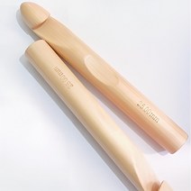 코바늘 자이언트 얀 핑커니팅 대나무 우드 점보왕 뜨개질 재료 25mm
