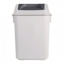 창신리빙 국민휴지통25L 그레이 398183, 1개