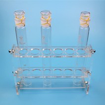 규격선택 조립식 시험관대 비색관 유리 원두 진열대 유리관, C 아크릴시험관대 100ml용x6구