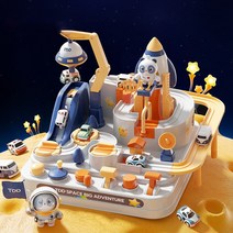 ZOZOFO 우주대탐험 조작트랙 코딩로드 자동차 트랙 놀이 자동차 장난감 유아 어린이 선물 5차, 채색