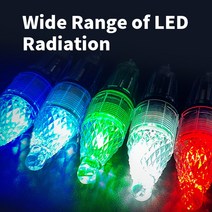 심해 LED 야간 낚시 조명 바다 램프 수중 딥 드롭 12cm, 4.빨간
