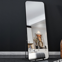 모드시 전신거울 스탠드형 400x1500, 블랙