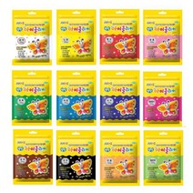 아모스 아모스 탱탱아이클레이 50g 모음 / 아이클레이 리필, 01. 흰색