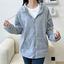기모 SD-220948 점퍼 후드집업 안드라 여자 20대 여자패션 오버핏